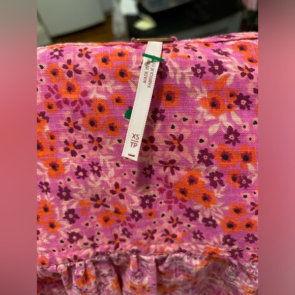 Free People I Found You Printed Top - Size XS - Picture 8 of 10